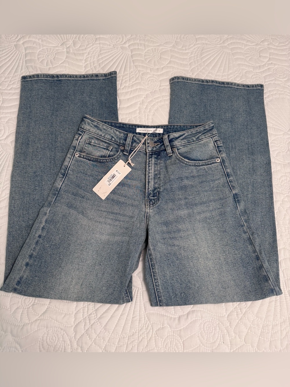 NWT Altar'd State Wide Leg Jeans